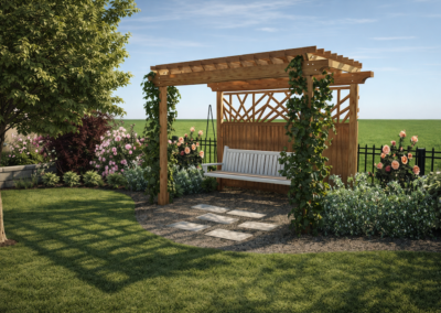 Pergolabeet 3D von deinlieblingsgarten